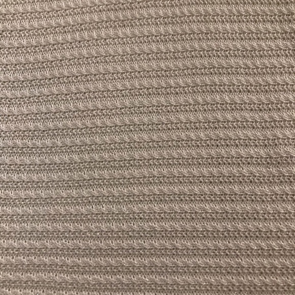 Sparkly off white V neck top - Picture 3 of 5